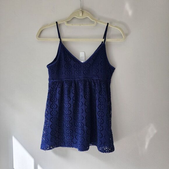 Express Set of Two Lacy Cami Tanks | Crochet | Size Small | Lined | Y2K - Picture 9 of 13